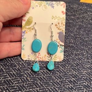 Turquoise handmade earrings